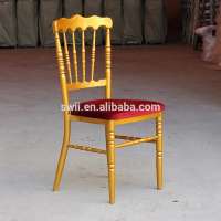 Hot Selling Metal Stacking Tiffany Chair For We/Tiffany Chair/Aluminum Chiavari Chair Tiffany Chair napoleon chair Used in Hotel