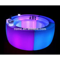 LED bar hotel villa outdoor furniture creative quality goods 7 colour bar double mesa